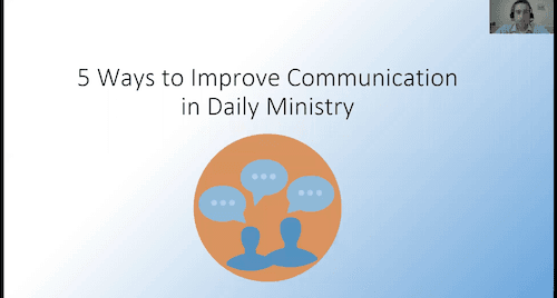 Five ways to improve communication in daily ministry Featured Image