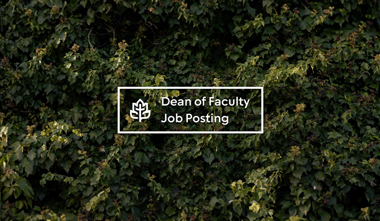 Dean of Faculty Job Posting