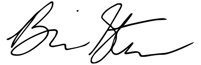 Brian stenson signature