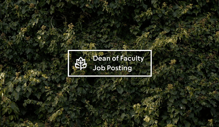 Dean of Faculty Job Posting Featured Image