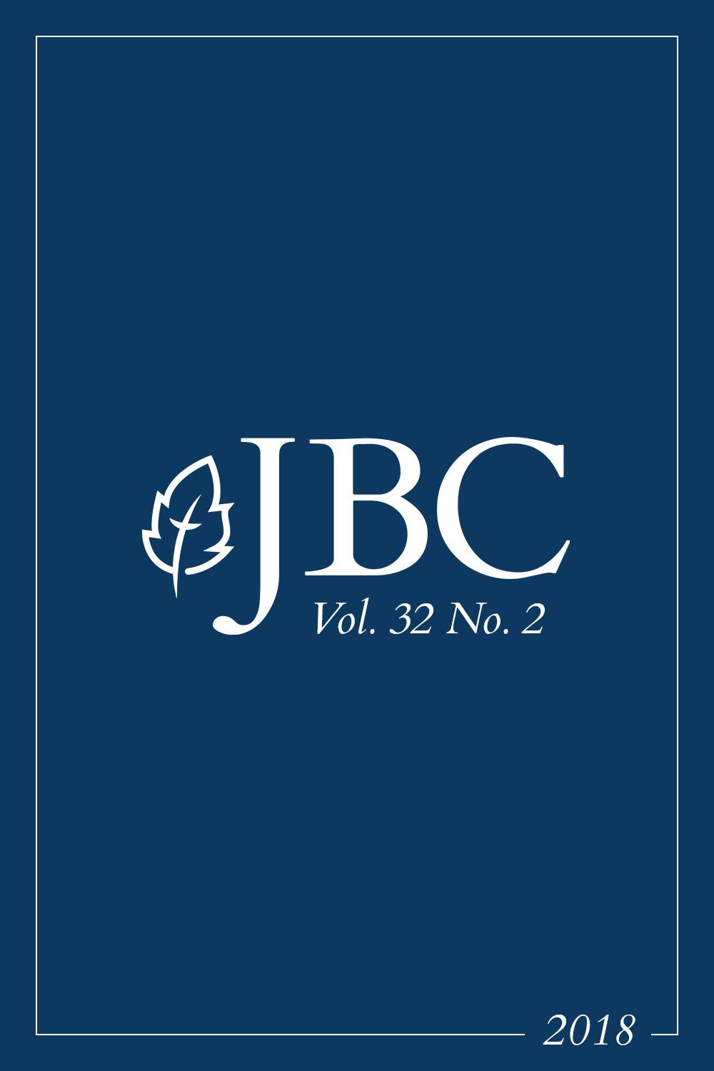 Featured image for JBC Volume 32:2 (2018) PDF